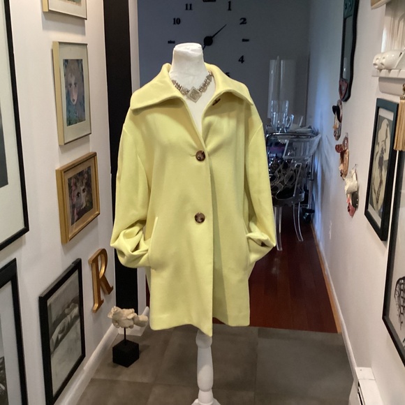 Evan Picone FALL. SIZE 1 X. SOFT BUTTERY YELLOW AMAZING STYLE , - Picture 5 of 12